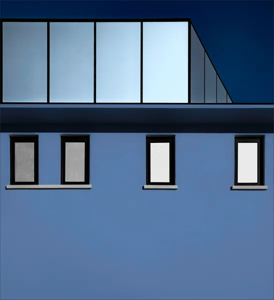 Modern Blue Architecture by Gilbert Claes