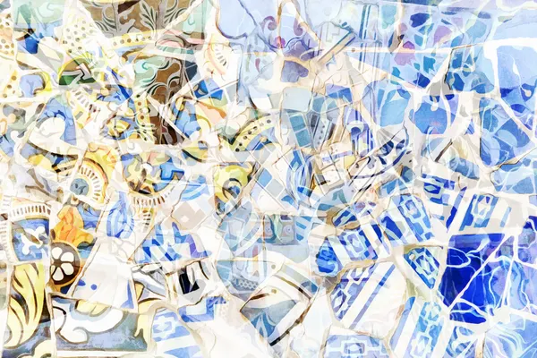 Mediterranean Tile Mosaic by amini54