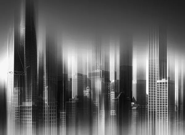 Dynamic City Abstract by Isam Telhami