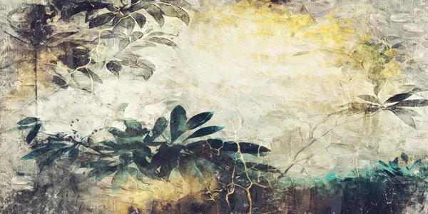 Muted Botanical Grunge by Rafal Kulik
