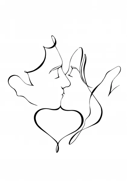 Romantic Kissing Lines by Pictufy Studio II