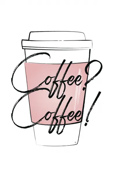 Pink Coffee Cup Question by Martina