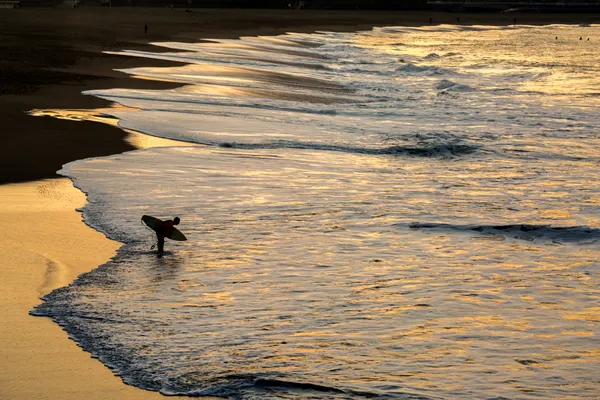 Golden Beach Surfer by Jois Domont ( J.L.G.)