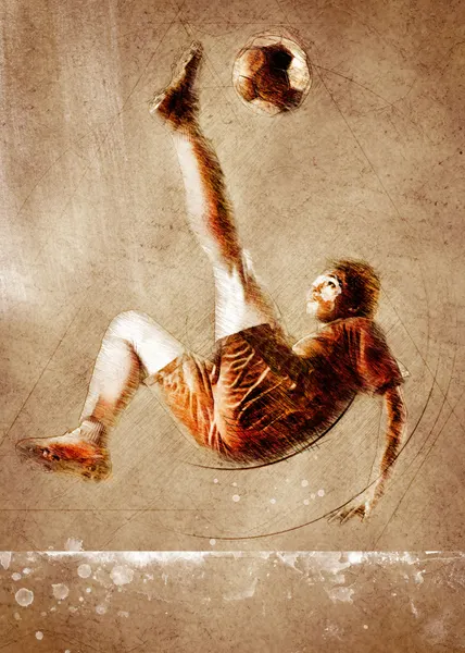 Soccer Bicycle Kick by Justyna Jaszke