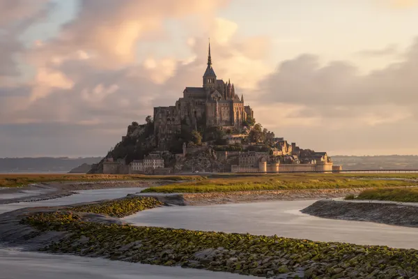 Mont Saint Michel Golden Hour by Nicholas
