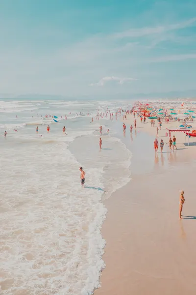Sunny Coastal Beach by Roberto Ruoli