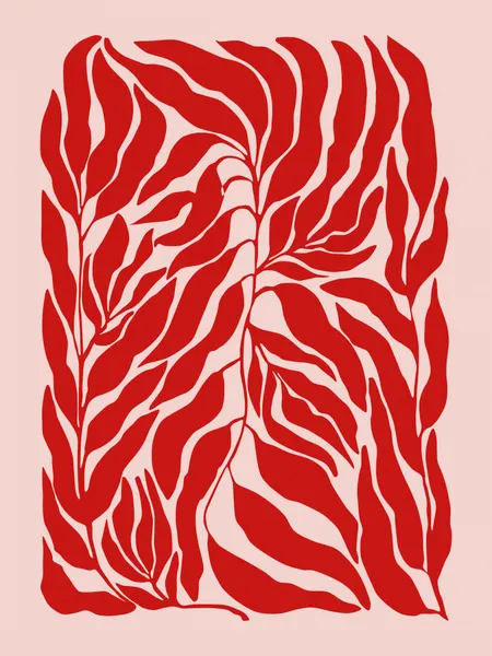 Vibrant Red Leaves by Elena Ristova