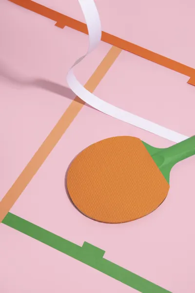 Playful Ping Pong Paddle by Julia Ramiro