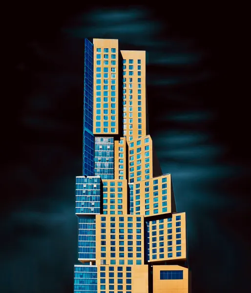 Modern Stacked Skyscraper by Arnon Orbach