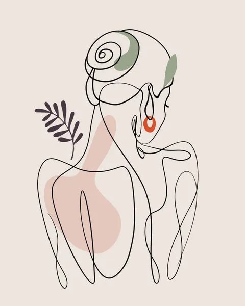 Serene Line Embrace by Emel Tunaboylu