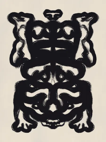 Black Ink Totem by Little Dean