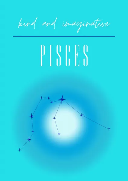Celestial Pisces Constellation by Amélie