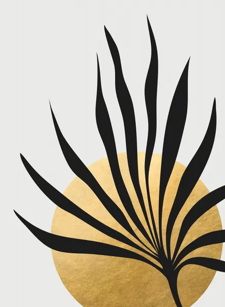 Black Botanicals Golden Sun by Rosana Laiz Blursbyai