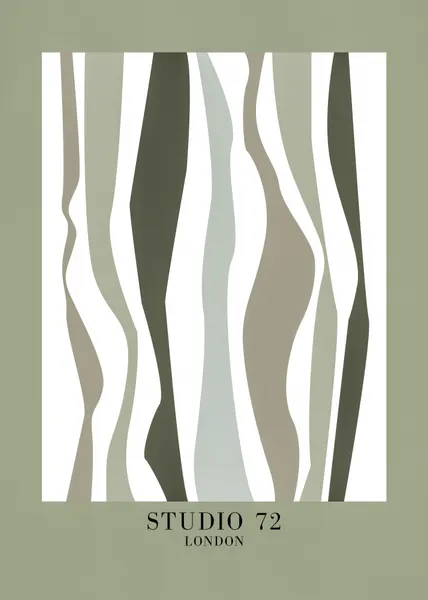 Abstract Green Flow by Pictufy Studio II