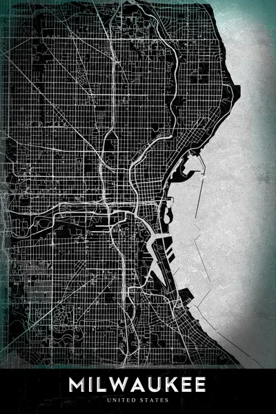 Milwaukee City Street Map by StudioSix