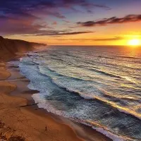 Dramatic Coastal Sunset by Paulo Gomes