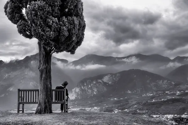 Peaceful Mountain Solitude by Hans Günther