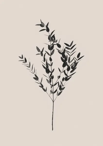 Inky Botanical by Kathrin Pienaar