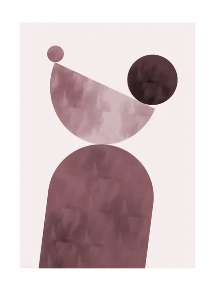 Earthy Geometric Balance by Pictufy Studio II