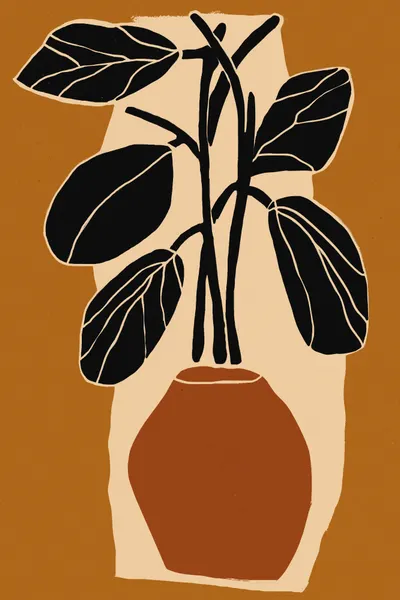 Bold Leaf Silhouette by Treechild