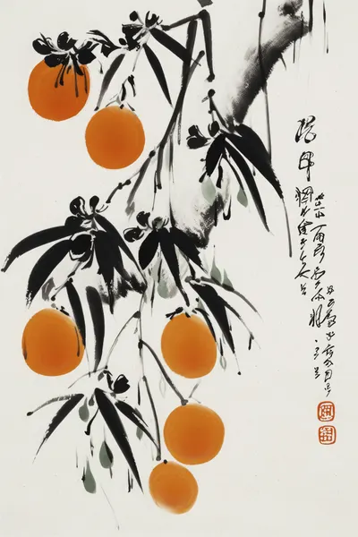 Orange Orchard Elegy by Treechild