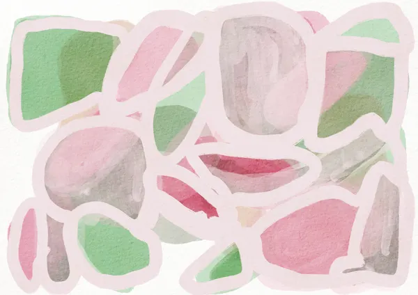 Soft Pastel Shapes by Sharyn Bursic