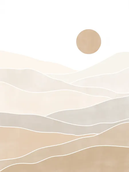 Layered Desert Sun by Elena Ristova