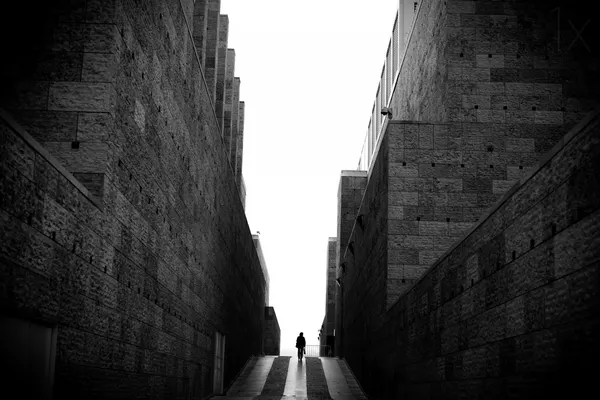 Solitary Walk Modern Walls by Paulo Jorge