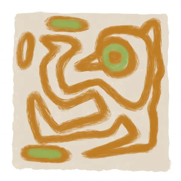 Earthy Organic Abstract by Sharyn Bursic