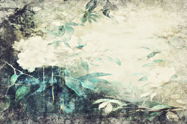 Distressed Floral Elegance by Rafal Kulik
