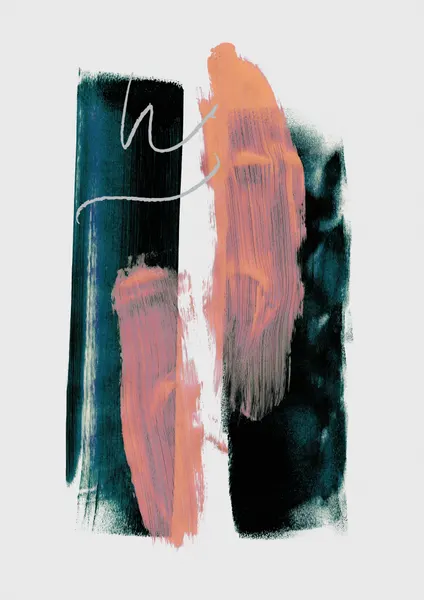 Abstract Brush Strokes 3x A1 by Mareike Böhmer