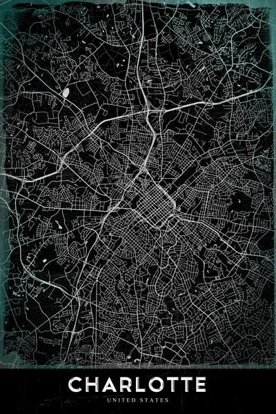 Charlotte City Map by StudioSix