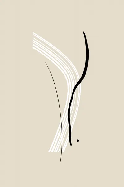 Elegant Black and White Lines by uplusmestudio