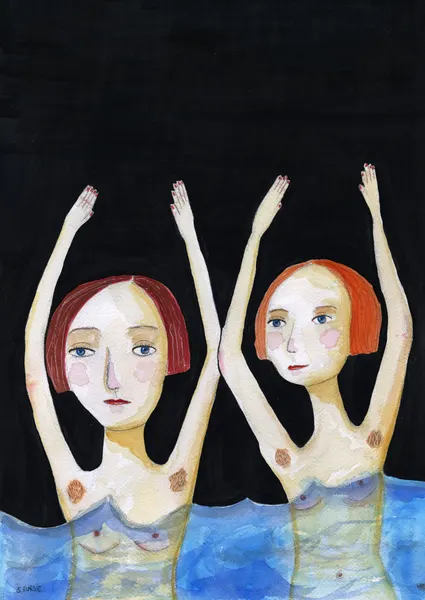 Synchronized Swimmers by Sharyn Bursic