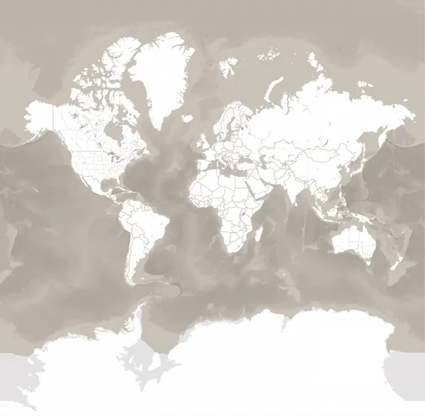 Global Geopolitical Map by Rosana Laiz Blursbyai