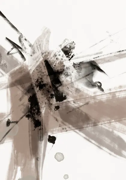 Fluid Brushstroke Abstract by Pictufy Studio II