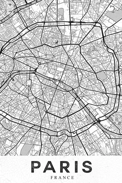 Iconic Paris City Map by StudioSix