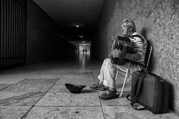 Tunnel Accordion Player by Luis Sarmento