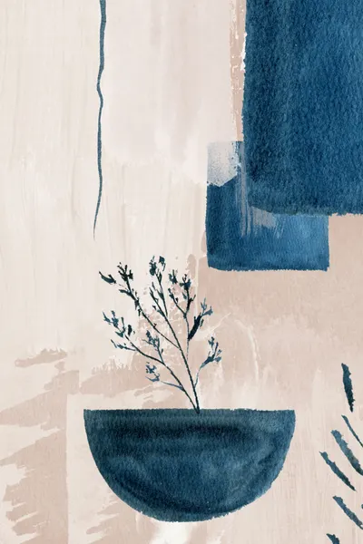 Calm Blues-3 by Sally Ann Moss