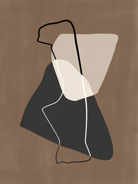 Abstract Line Figure by Elena Ristova