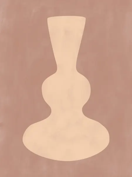 Earthy Abstract Vase by Elena Ristova