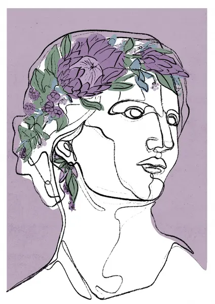Floral Outline Muse by Treechild