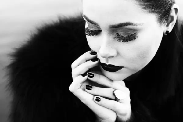 Elegant Pensive Woman by Josefina Melo