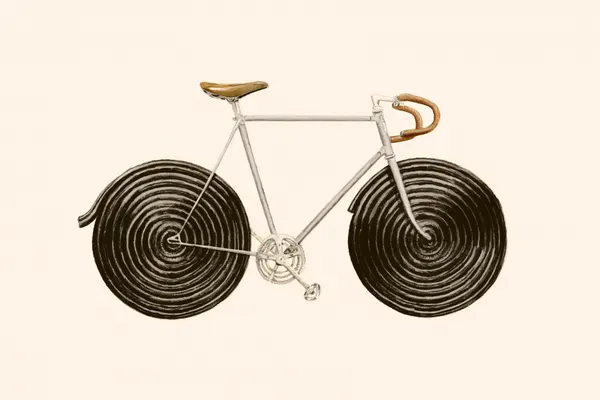 Sweet Licorice Bicycle by Florent Bodart