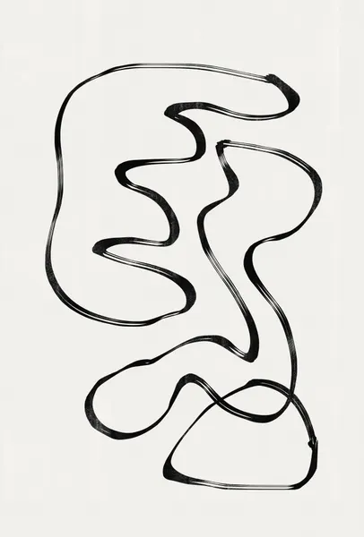 Curved Monochrome Paths by THE MIUUS STUDIO