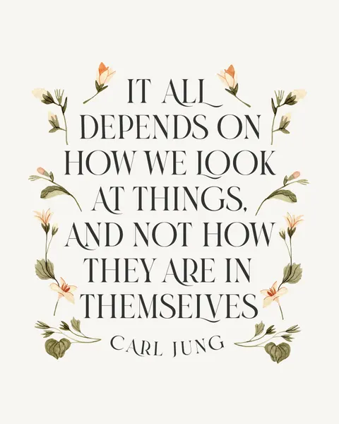 Carl Jung Floral Wisdom by KsanaKalpa