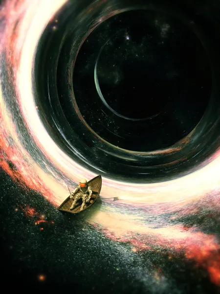 Astronaut's Cosmic Journey by Nicebleed