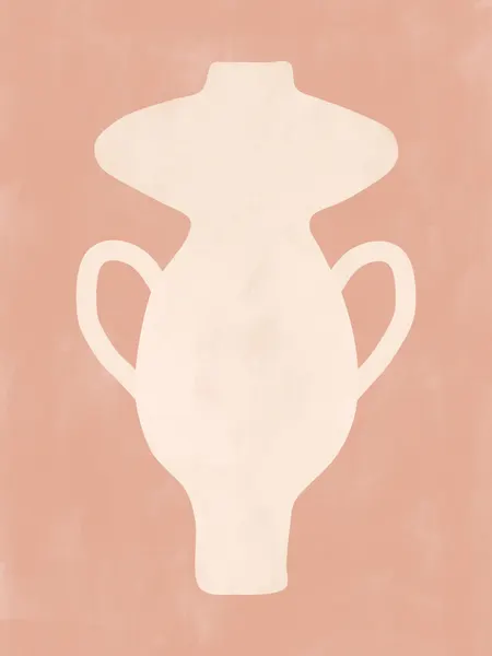 Abstract Blush Vase by Elena Ristova