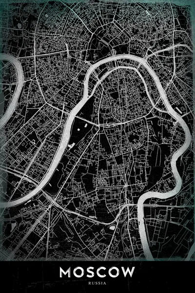 Moscow City Map by StudioSix