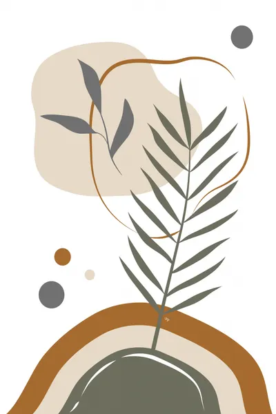 Abstract Organic Foliage by Martina